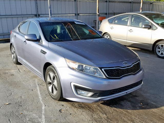 KNAGM4AD1C5010956 - 2012 KIA OPTIMA HYB GRAY photo 1