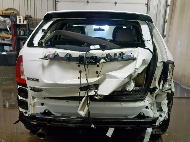 2FMDK4JC2EBB12652 - 2014 FORD EDGE SEL WHITE photo 9