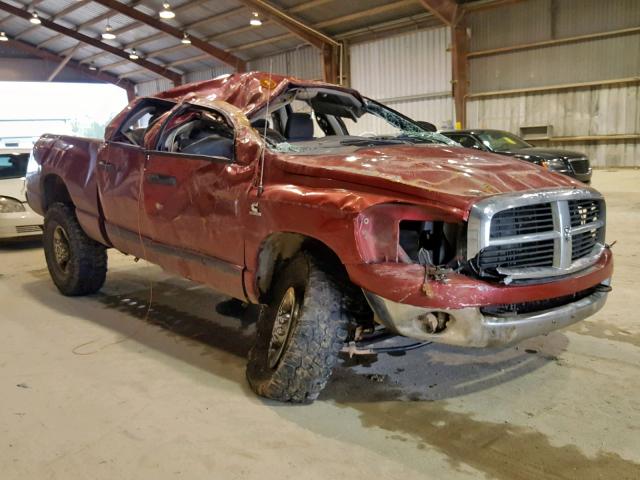 1D7KS28C36J212106 - 2006 DODGE RAM 2500 S MAROON photo 1