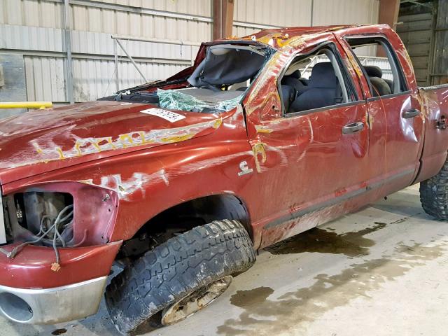 1D7KS28C36J212106 - 2006 DODGE RAM 2500 S MAROON photo 10