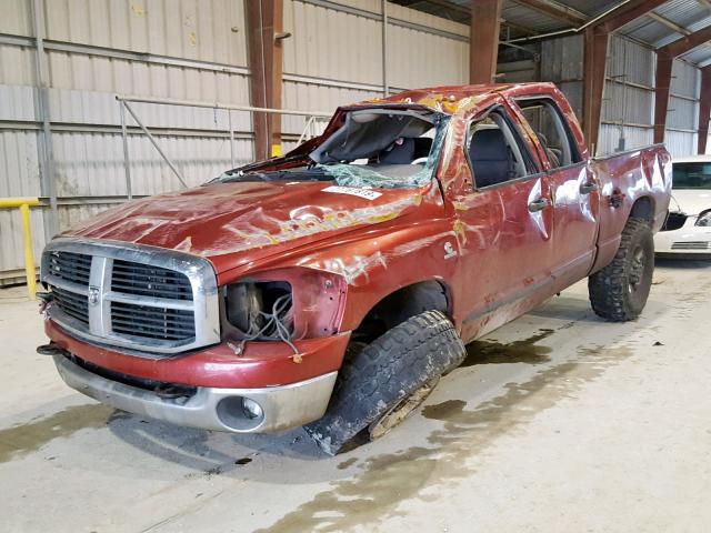 1D7KS28C36J212106 - 2006 DODGE RAM 2500 S MAROON photo 2