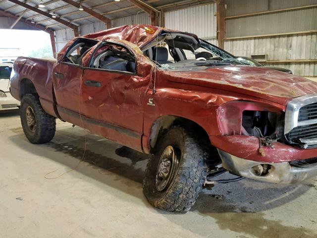 1D7KS28C36J212106 - 2006 DODGE RAM 2500 S MAROON photo 9