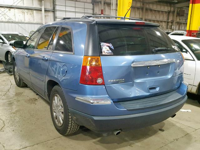 2A8GM68X07R308060 - 2007 CHRYSLER PACIFICA T BLUE photo 3