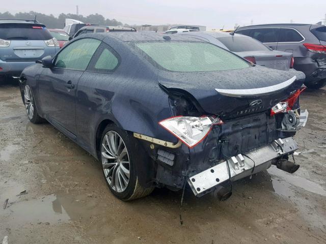 JN1CV6EK5BM210717 - 2011 INFINITI G37 BASE GRAY photo 3