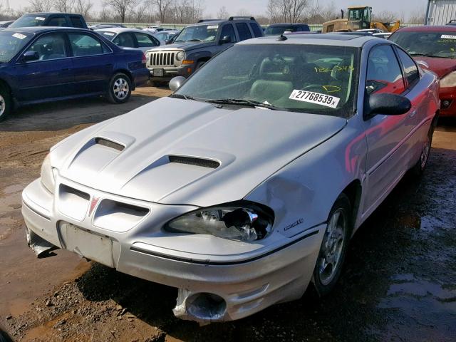 1G2NV12E64C164772 - 2004 PONTIAC GRAND AM G SILVER photo 2