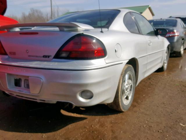 1G2NV12E64C164772 - 2004 PONTIAC GRAND AM G SILVER photo 4