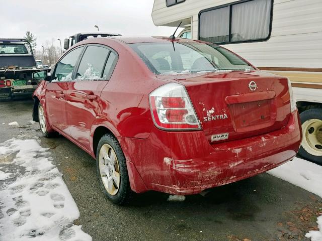 3N1AB61E88L670294 - 2008 NISSAN SENTRA 2.0 RED photo 3