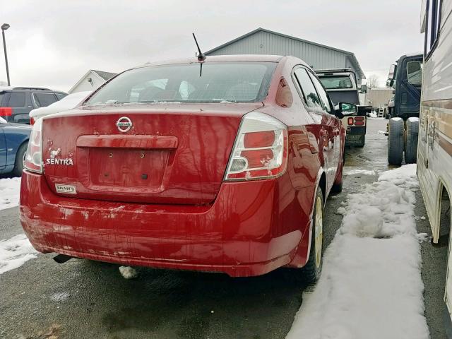 3N1AB61E88L670294 - 2008 NISSAN SENTRA 2.0 RED photo 4