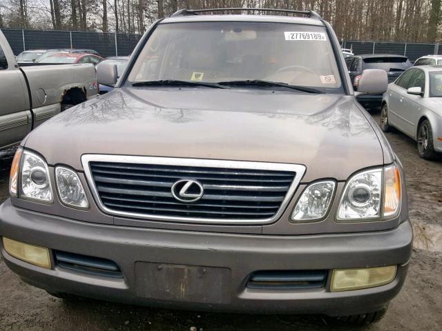 JT6HT00W0W0004273 - 1998 LEXUS LX 470 GRAY photo 9