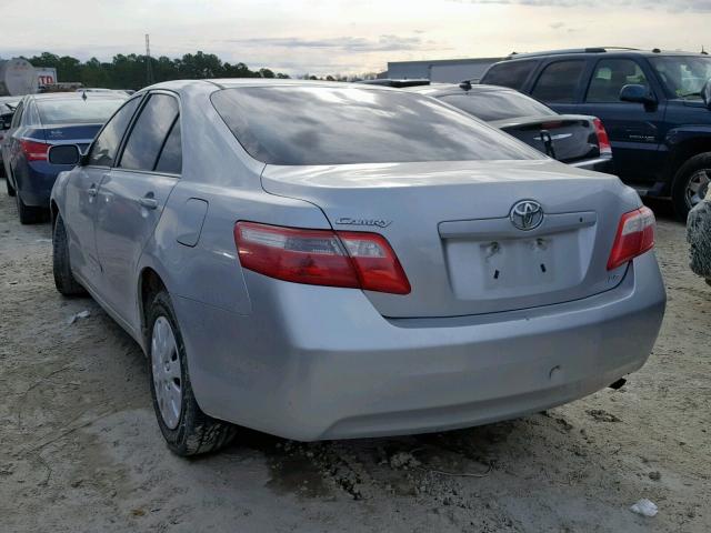 4T1BE46K27U165122 - 2007 TOYOTA CAMRY SILVER photo 3