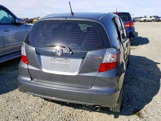 JHMGE8H38DC053593 - 2013 HONDA FIT GRAY photo 3