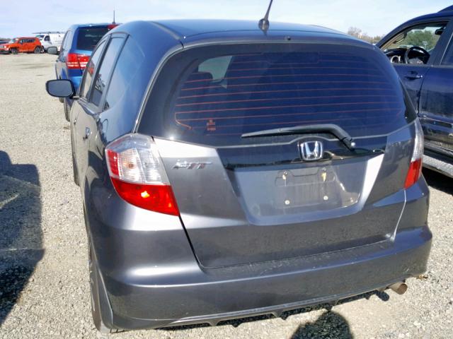 JHMGE8H38DC053593 - 2013 HONDA FIT GRAY photo 4