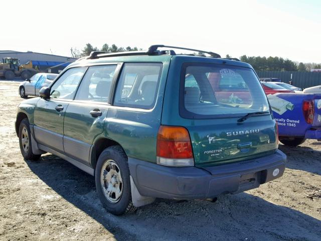 JF1SF635XXH712776 - 1999 SUBARU FORESTER L GREEN photo 3