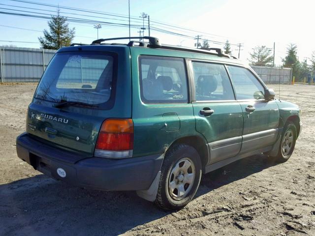 JF1SF635XXH712776 - 1999 SUBARU FORESTER L GREEN photo 4