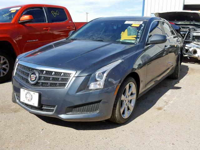 1G6AG5RX8D0136740 - 2013 CADILLAC ATS GRAY photo 2