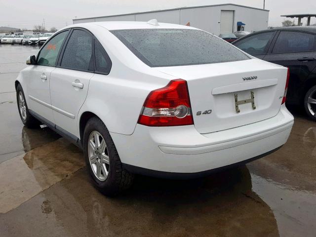 YV1MS390962208773 - 2006 VOLVO S40 2.4I WHITE photo 3