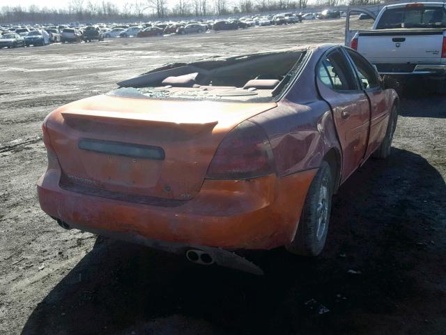 2G2WP522941210290 - 2004 PONTIAC GRAND PRIX ORANGE photo 4