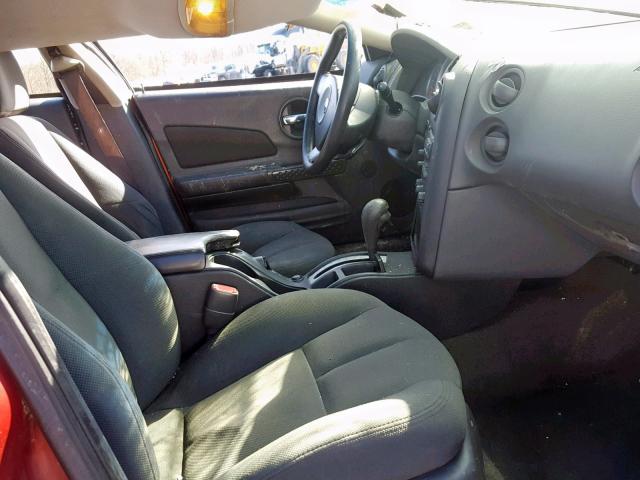 2G2WP522941210290 - 2004 PONTIAC GRAND PRIX ORANGE photo 5