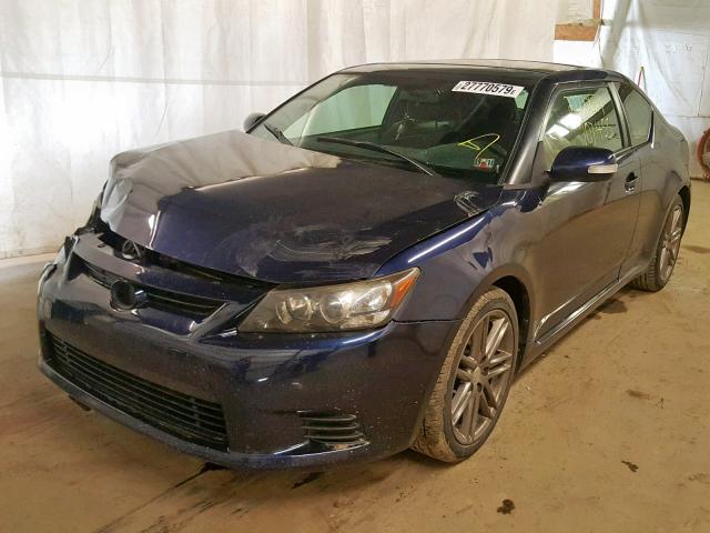 JTKJF5C70B3013317 - 2011 TOYOTA SCION TC ლურჯი ფოტო 2