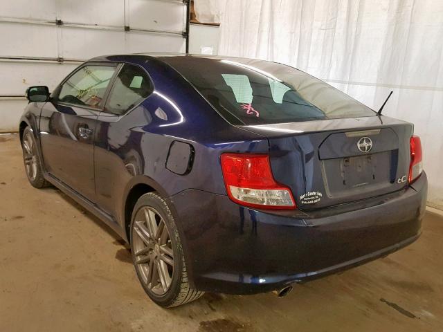 JTKJF5C70B3013317 - 2011 TOYOTA SCION TC ლურჯი ფოტო 3
