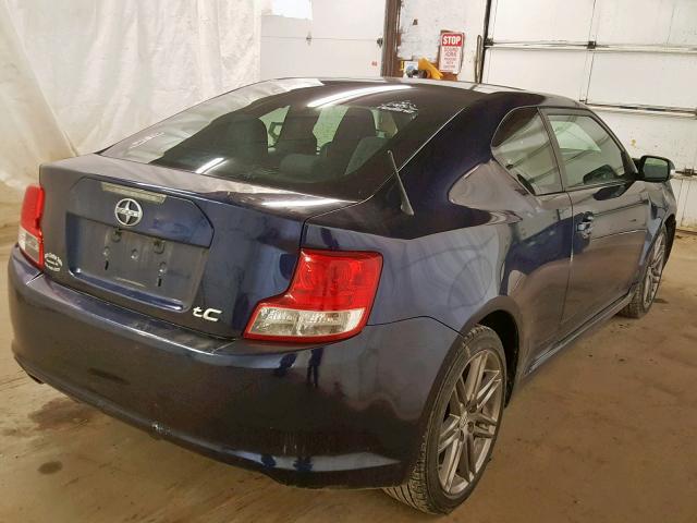 JTKJF5C70B3013317 - 2011 TOYOTA SCION TC ლურჯი ფოტო 4