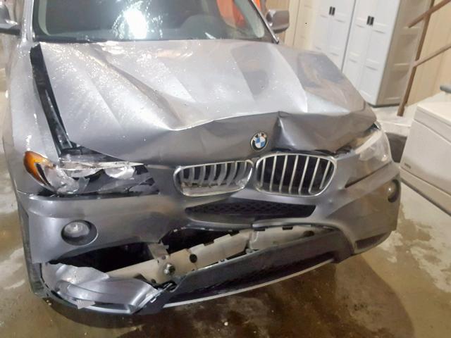 5UXWX9C55D0A17949 - 2013 BMW X3 XDRIVE2 GRAY photo 9