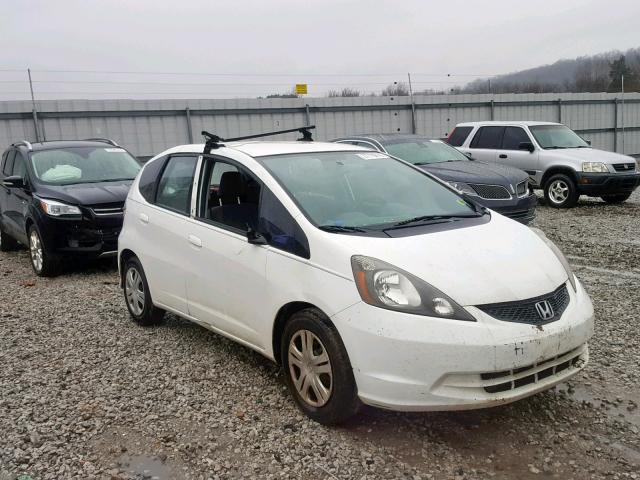 JHMGE8H29AC029516 - 2010 HONDA FIT WHITE photo 1