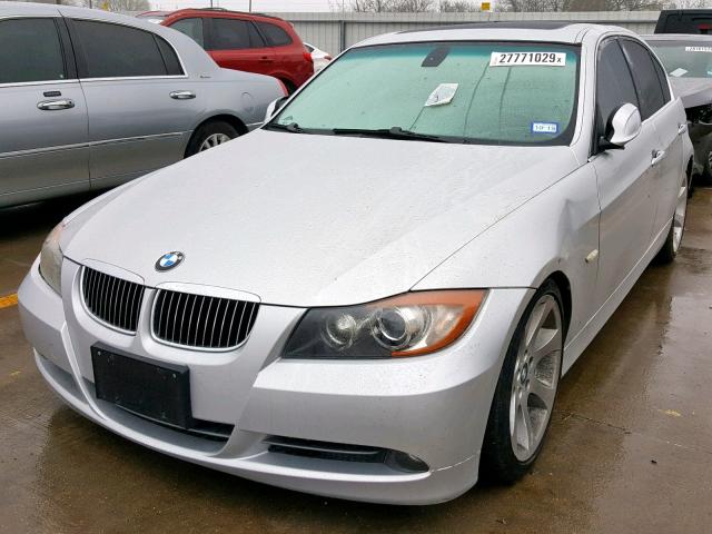 WBAVB33556PS10342 - 2006 BMW 330 I SILVER photo 2