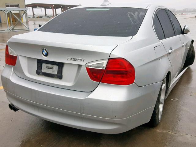 WBAVB33556PS10342 - 2006 BMW 330 I SILVER photo 4