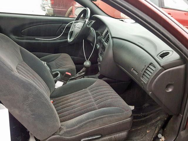 2G1WX15KX29127460 - 2002 CHEVROLET MONTE CARL ბურგუნდია ფოტო 5