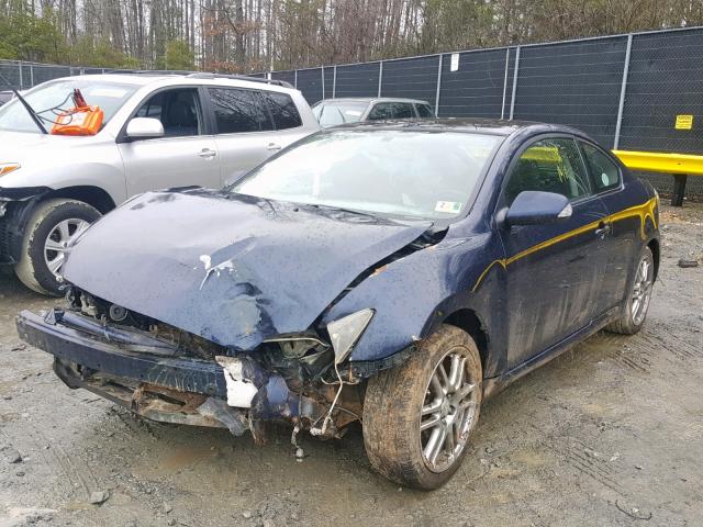 JTKDE167780234945 - 2008 TOYOTA SCION TC ლურჯი ფოტო 2