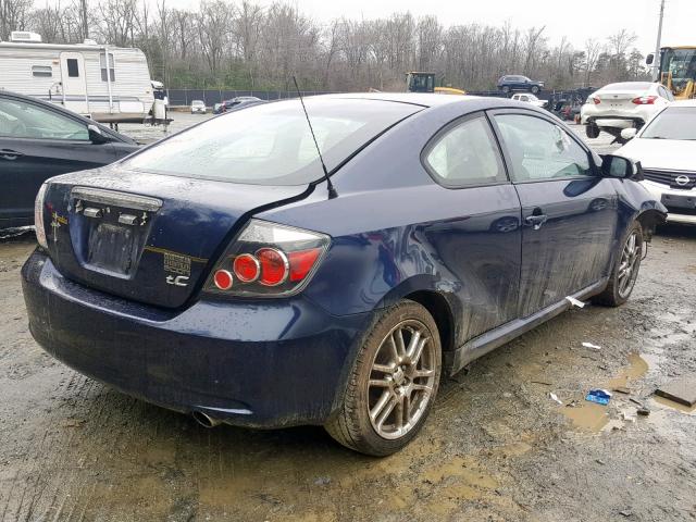 JTKDE167780234945 - 2008 TOYOTA SCION TC ლურჯი ფოტო 4