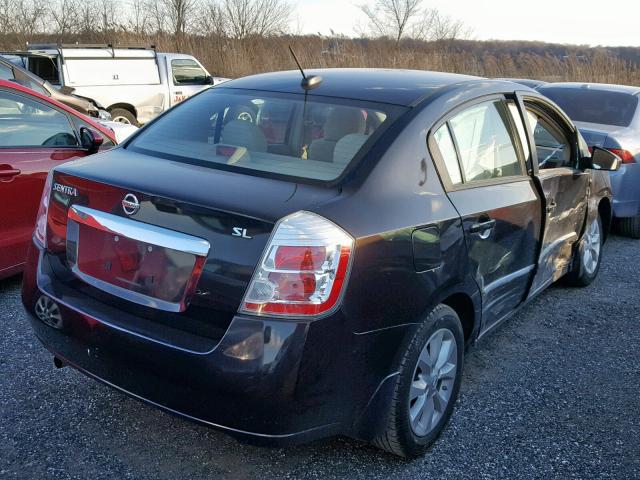 3N1AB6APXAL668022 - 2010 NISSAN SENTRA 2.0 BLACK photo 4