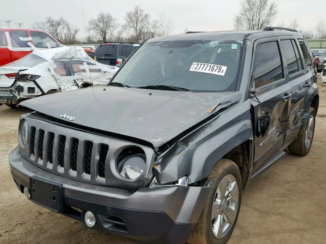 1C4NJRFBXCD589197 - 2012 JEEP PATRIOT LA GRAY photo 2