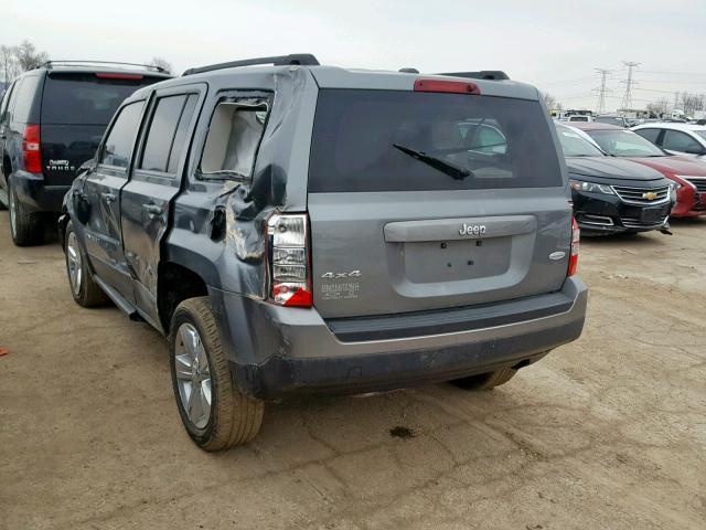 1C4NJRFBXCD589197 - 2012 JEEP PATRIOT LA GRAY photo 3