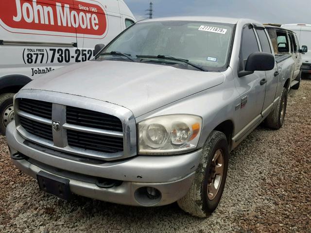 3D7KR28D07G834007 - 2007 DODGE RAM 2500 S SILVER photo 2