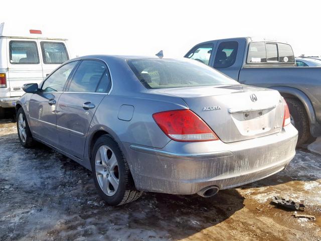 JH4KB16537C004904 - 2007 ACURA RL GRAY photo 3