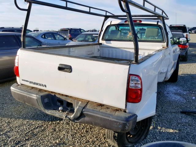 5TBJU32146S464908 - 2006 TOYOTA TUNDRA WHITE photo 4