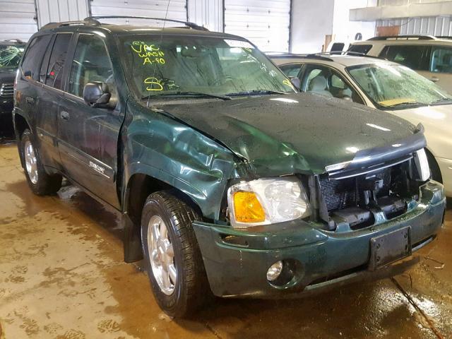 1GKDT13S342352239 - 2004 GMC ENVOY GREEN photo 1