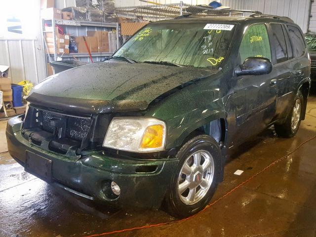 1GKDT13S342352239 - 2004 GMC ENVOY GREEN photo 2