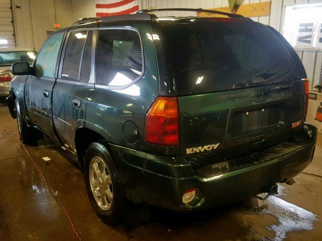 1GKDT13S342352239 - 2004 GMC ENVOY GREEN photo 3