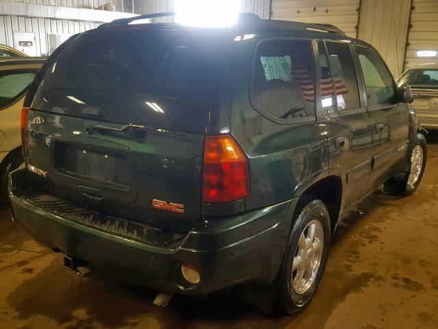 1GKDT13S342352239 - 2004 GMC ENVOY GREEN photo 4