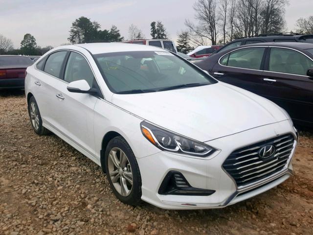 5NPE34AF4JH634035 - 2018 HYUNDAI SONATA SPO WHITE photo 1