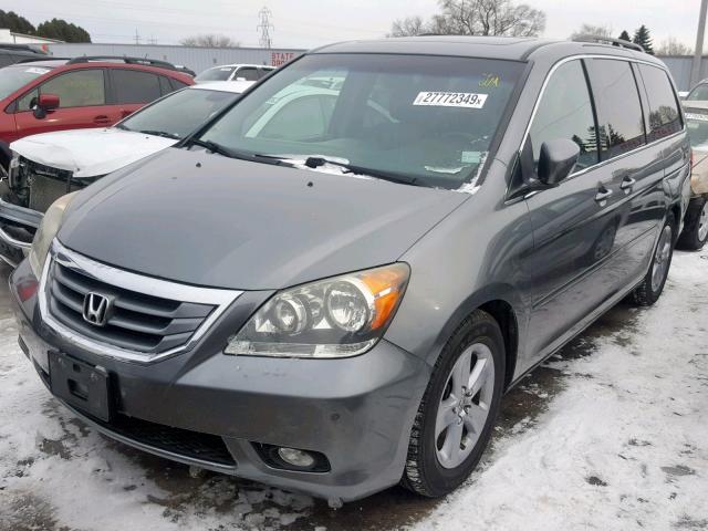 5FNRL38969B020335 - 2009 HONDA ODYSSEY TO GRAY photo 2