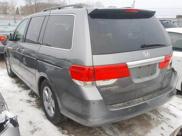 5FNRL38969B020335 - 2009 HONDA ODYSSEY TO GRAY photo 3