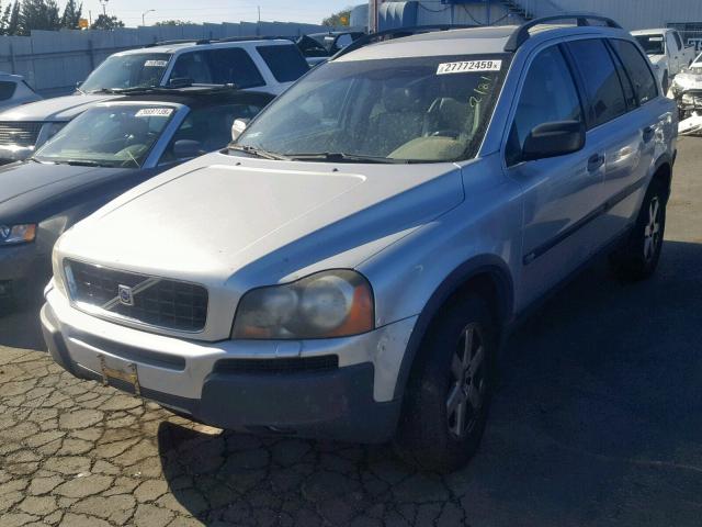 YV1CZ59H941121340 - 2004 VOLVO XC90 SILVER photo 2