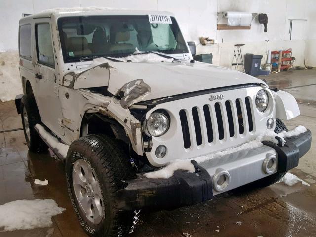 1C4GJWBG9EL206738 - 2014 JEEP WRANGLER S თეთრი ფოტო 1