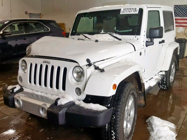 1C4GJWBG9EL206738 - 2014 JEEP WRANGLER S თეთრი ფოტო 2