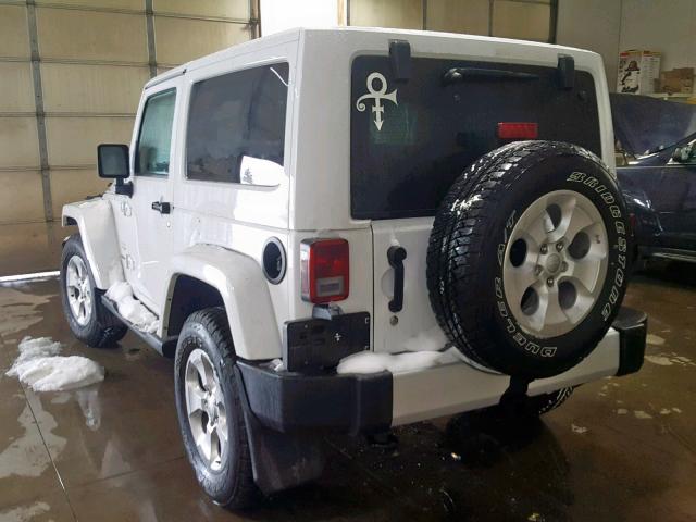1C4GJWBG9EL206738 - 2014 JEEP WRANGLER S თეთრი ფოტო 3