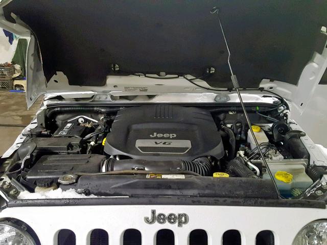 1C4GJWBG9EL206738 - 2014 JEEP WRANGLER S თეთრი ფოტო 7